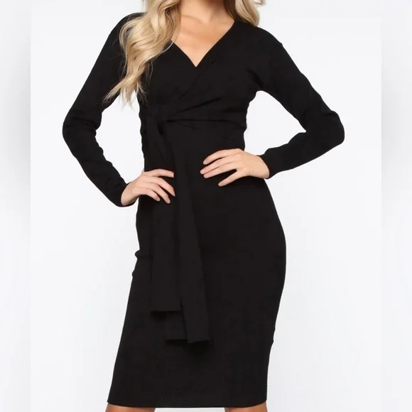 Hera Collection | Dresses | Fashion Nova Womens Black Long Sleeve Midi Bodycon Sweater Wrap Dress Size S | Poshmark Hera Collection | Dresses | Fashion Nova Womens Black Long Sleeve Midi Bodycon Sweater Wrap Dress Size S | Poshmark